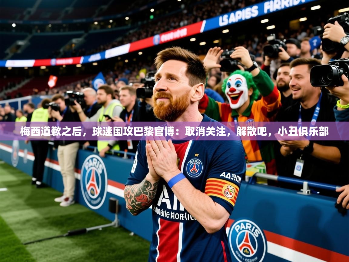 2025米兰体育梅西道歉之后,球迷围攻巴黎官博:取消关注,解散吧,小丑俱乐部
